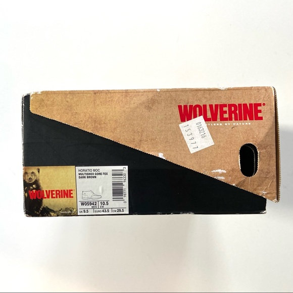 Wolverine Dark Brown Leather Horatio MultiShox Gore-Tex Casual Work Boot - Picture 11 of 12